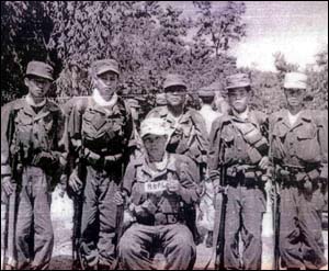50년대 육군 첩보부대의 북파공작원들.
